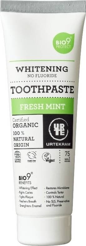 Urtekram Bio9 Whitening Fresh Mint 75ml