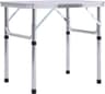 vidaXL Folding Camping Table Aluminum 60x45cm