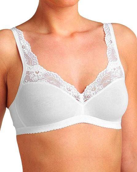Sloggi Romance Bralette Bra - White