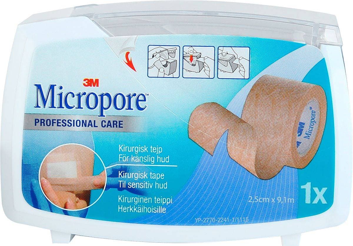 3M Micropore Professional Care 2.5cm x 9.14m