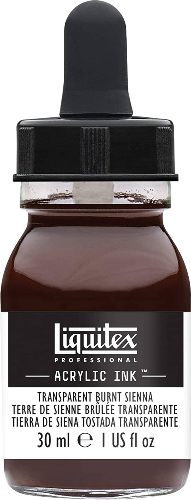 Liquitex Acrylic Ink Transparent Burnt Sienna 30ml