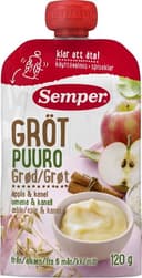 Semper Edible with Porridge Apple & Cinnamon 120g