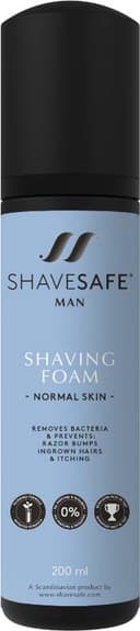 ShaveSafe Man Shaving Foam Normal Skin 200ml
