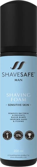 ShaveSafe Man Shaving Foam Sensitive Skin 200ml