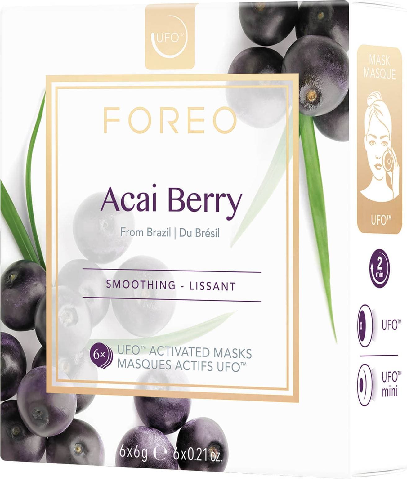 Foreo Acai Berry Mask 6-pack