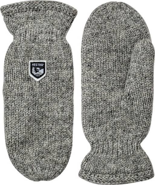 Hestra Basic Wool Mitt - Grey