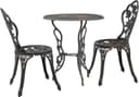 vidaXL 47858 Caféset, 1 Bord inkl. 2 Stolar