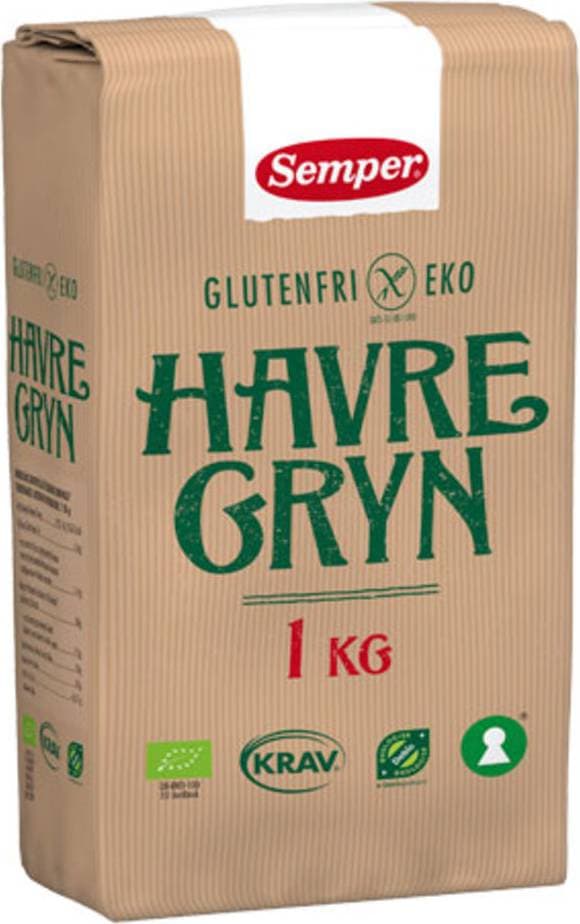 Semper Havregryn 1000g