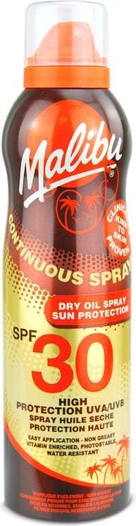 Malibu Continuous Dry Oil Spray SPF30 175ml