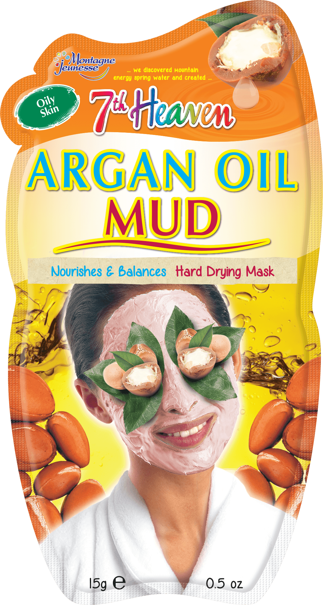 7th Heaven Argan Oil Mud Mask 15g