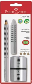 Faber-Castell Jumbo Grip Silver set