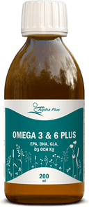 Alpha Plus Omega 3 & 6 Plus 200ml