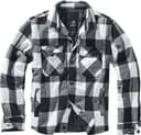 Brandit Lumber Jacket - White/Black