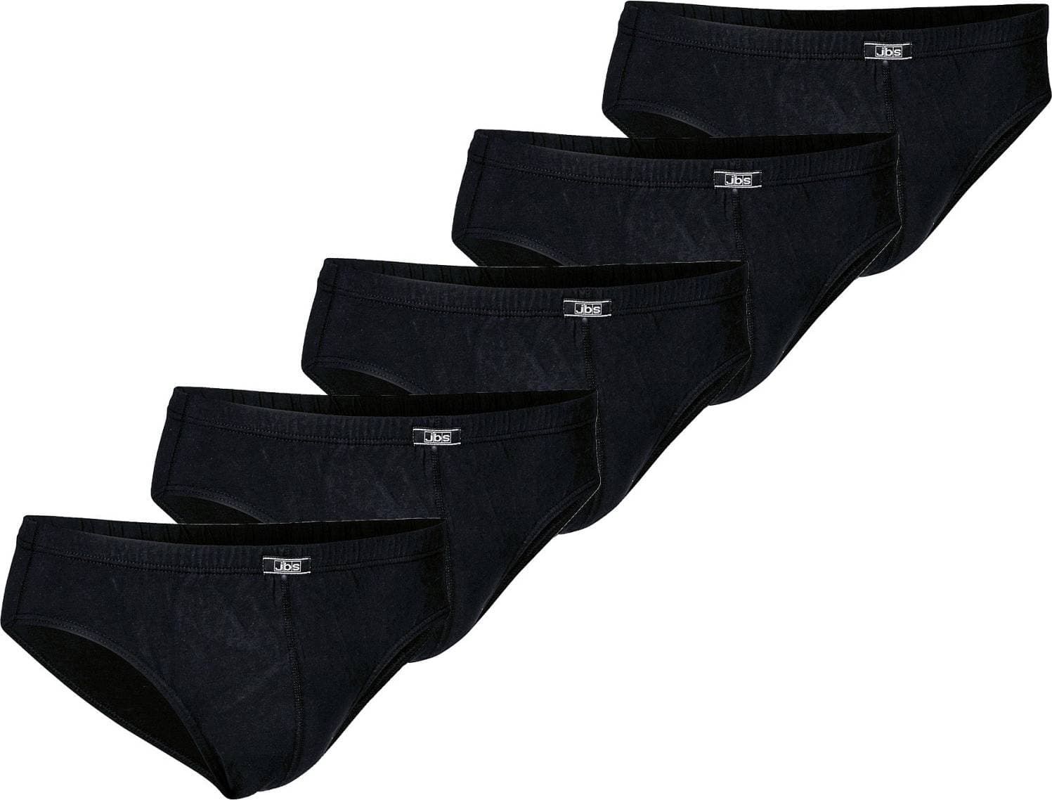 JBS Mini Slip Briefs 5-pack - Black