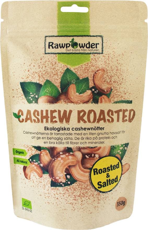 Rawpowder Organic Cashew Roasted 350g