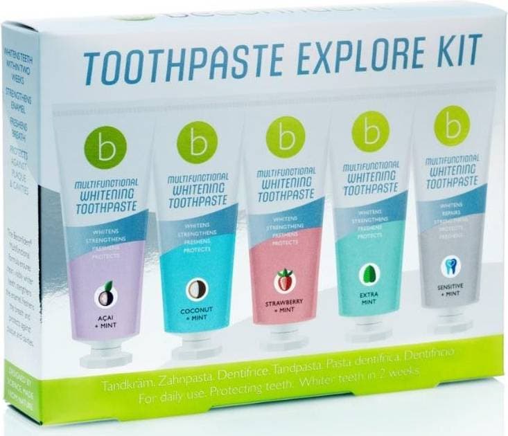 BeconfiDent Whitening Toothpaste Explore Kit 5-pack