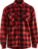 Blåkläder Lined Flannel Shirt - Red/Black
