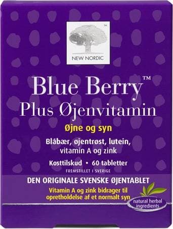 New Nordic Blue Berry Plus Øjenvitamin 60 st