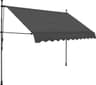 vidaXL Manual Retractable Markis with LED 250x120cm