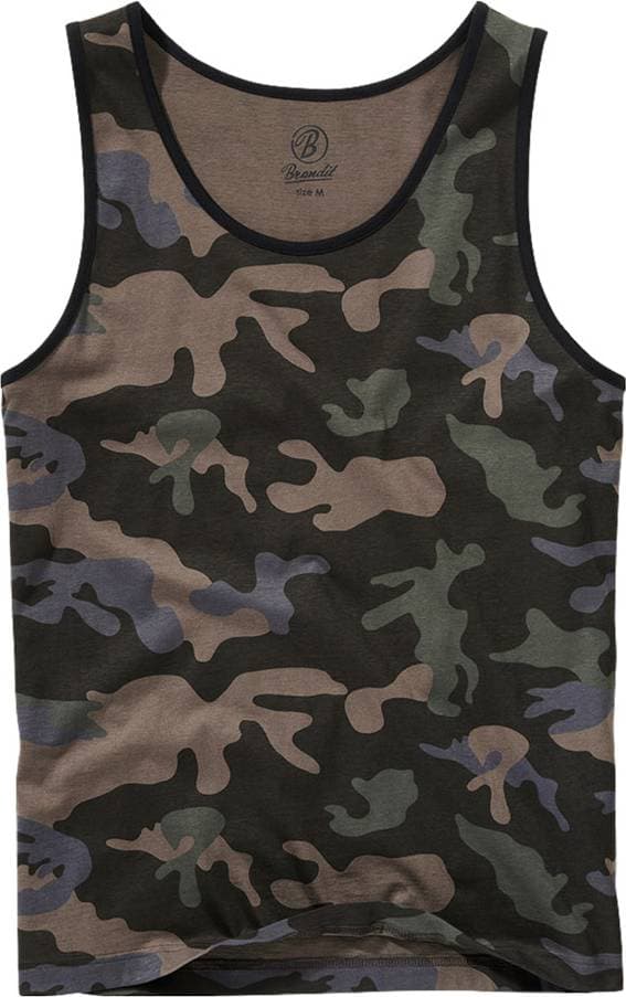 Brandit Tank Top - Dark Camo