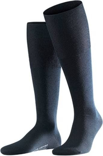Falke Airport Men Knee-High Socks - Dark Navy