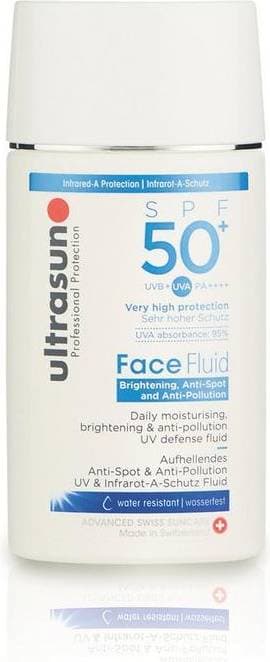Ultrasun Face Fluid Bright & Anti-Poll SPF50+ 40ml