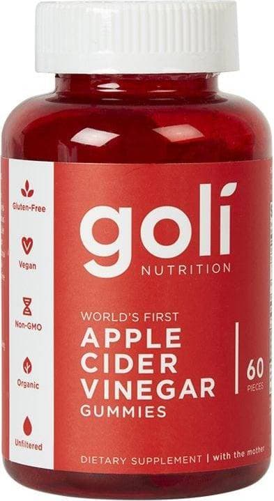 Goli Nutrition Apple Cider Vinegar Gummies 60 st