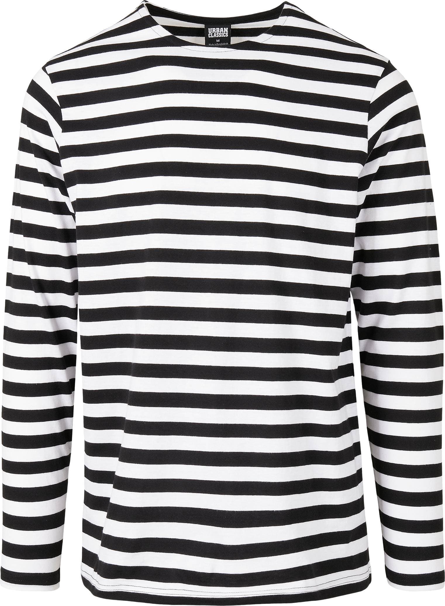 Urban Classics Regular Stripe LS - White/Black