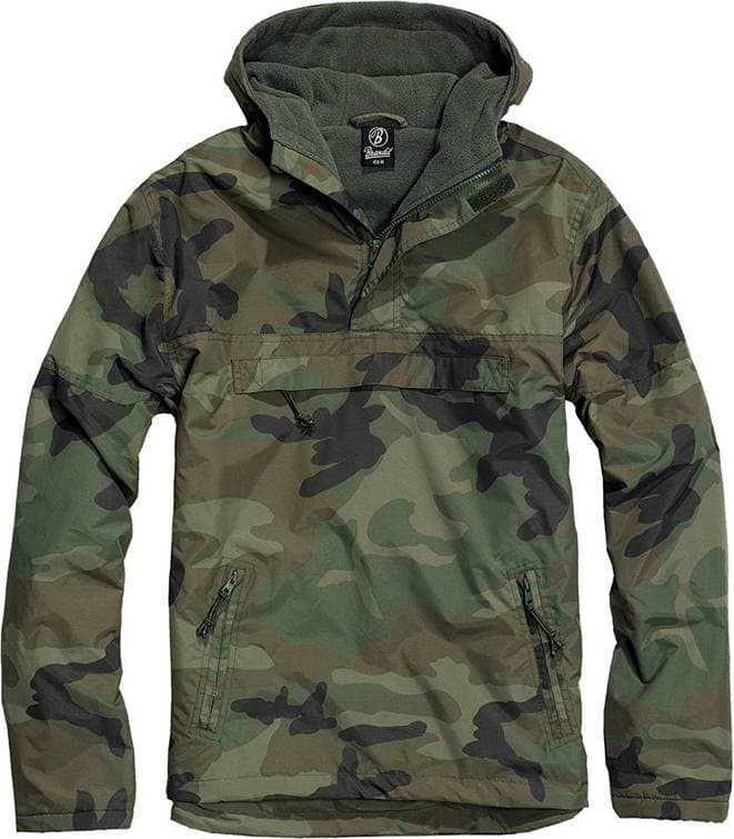 Brandit Windbreaker Anorak - Olive Camo