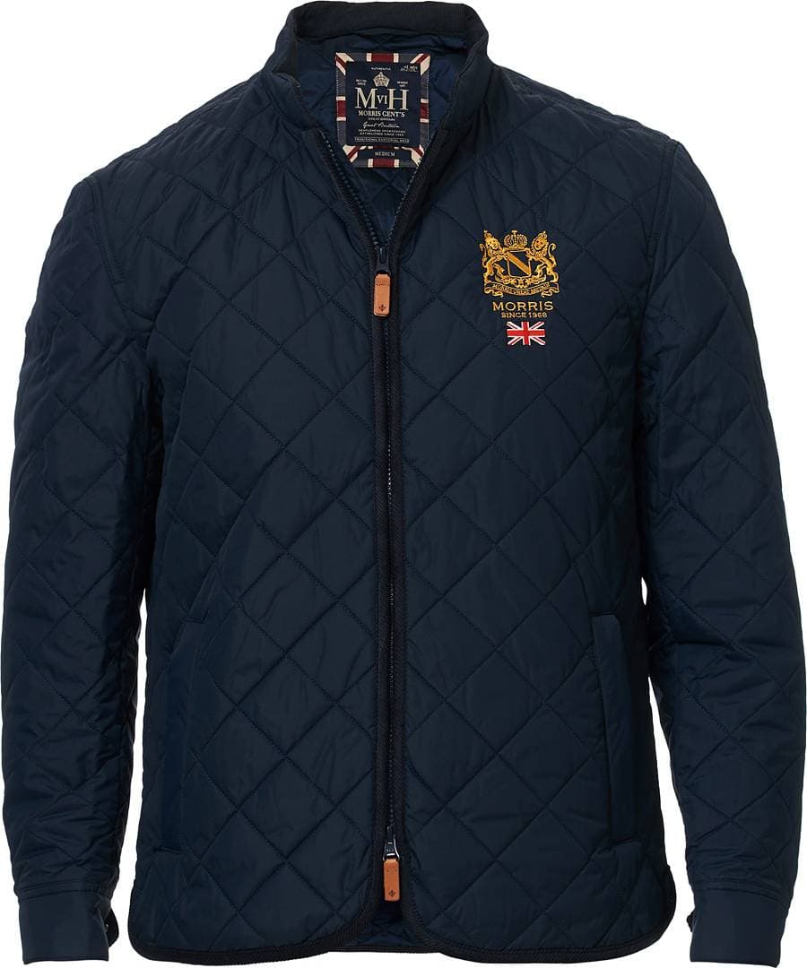 Morris Trenton Quilted Jacket - Old Blue