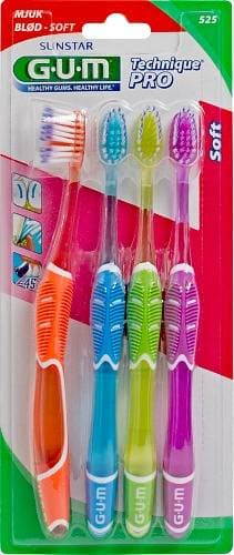 GUM Technique Pro 4-pack