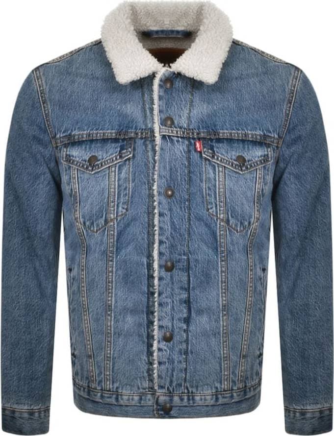 Levi's Type III Sherpa Trucker Jacket - Blue