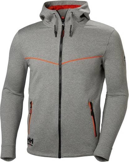 Helly Hansen Chelsea Evolution Zip Hoodie - Grey Melang