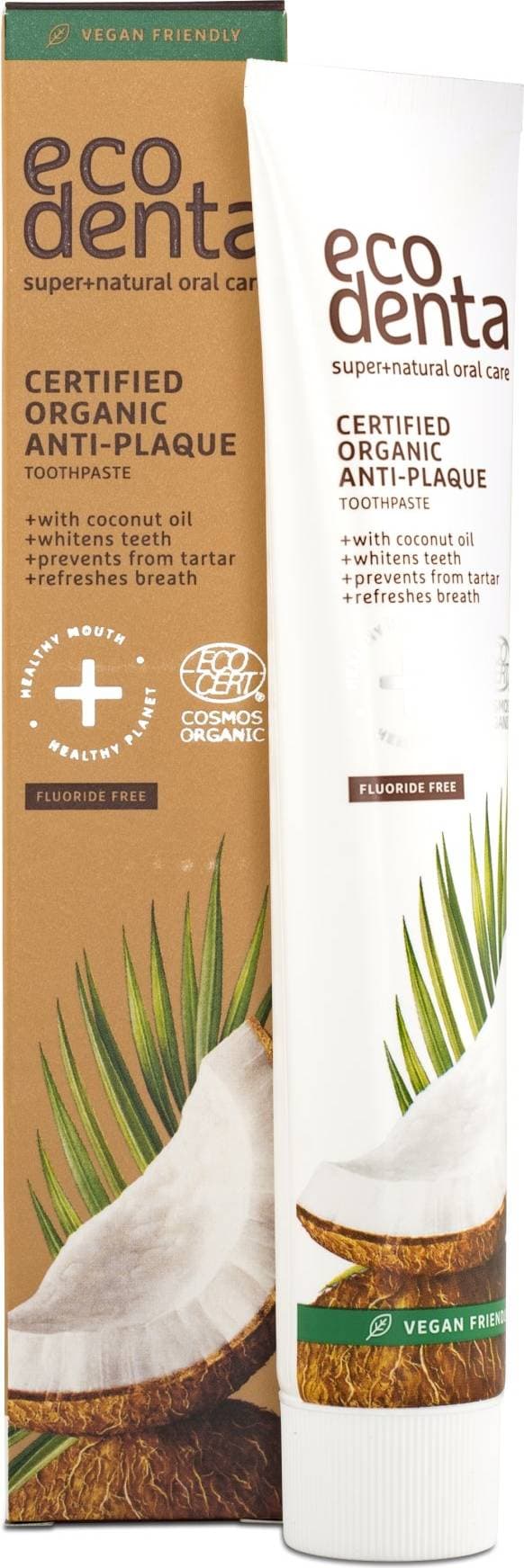 Ecodenta Organic Anti-Plaque Coconut Oil 75ml