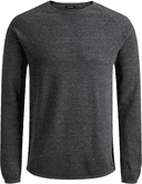 Jack & Jones Hill Sweater - Dark Grey Melange