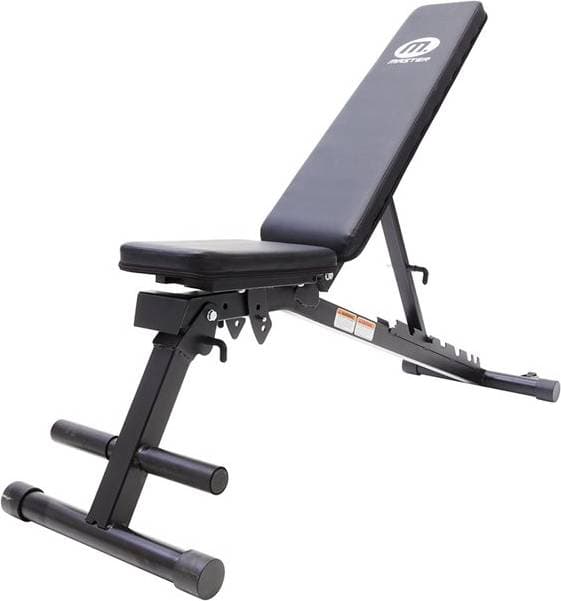 Master Fitness Black Bench II Fold