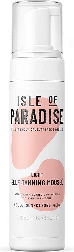 Isle of Paradise Light Self-Tanning Mousse 200ml