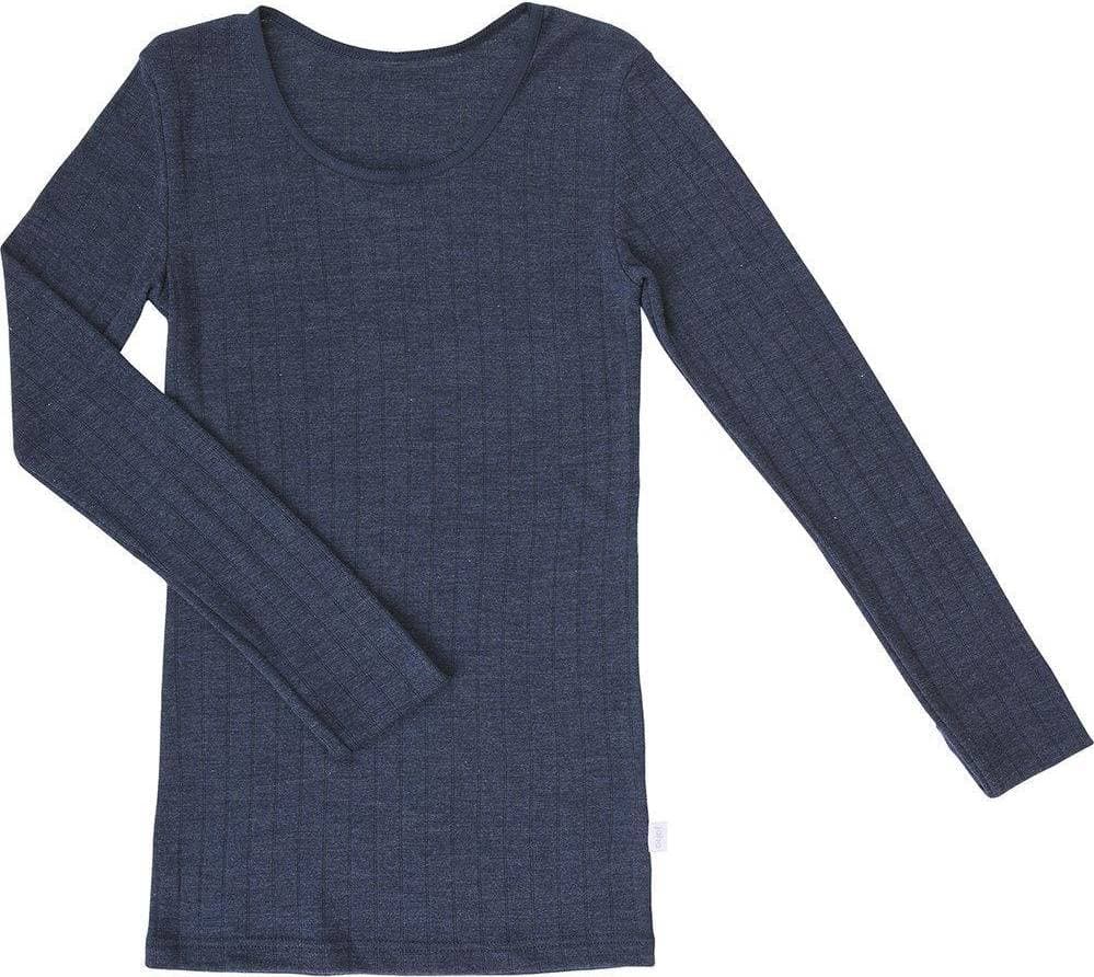 Joha Merino Base Layer Blouse Women - Navy