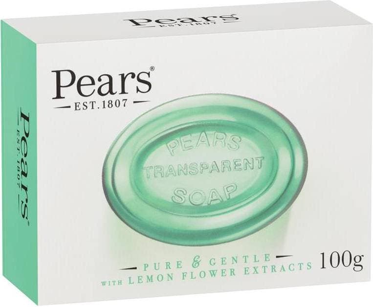 Pears Transparent Lemon Extract Oil Clear Soap 125g
