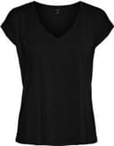 Vero Moda V-neck Short Sleeved Top - Black