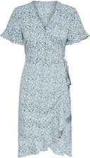 Only Olivia Wrapped Dress - Blue/Dusk Blue