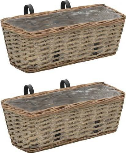 vidaXL Balcony Odlingslåda 16x40x13cm