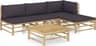 vidaXL 3058192 Loungeset, 1 Bord inkl. 3 Soffor