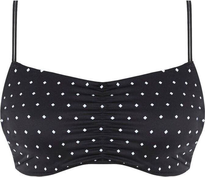Freya Jewel Cove Bralette Bikini Top - Black