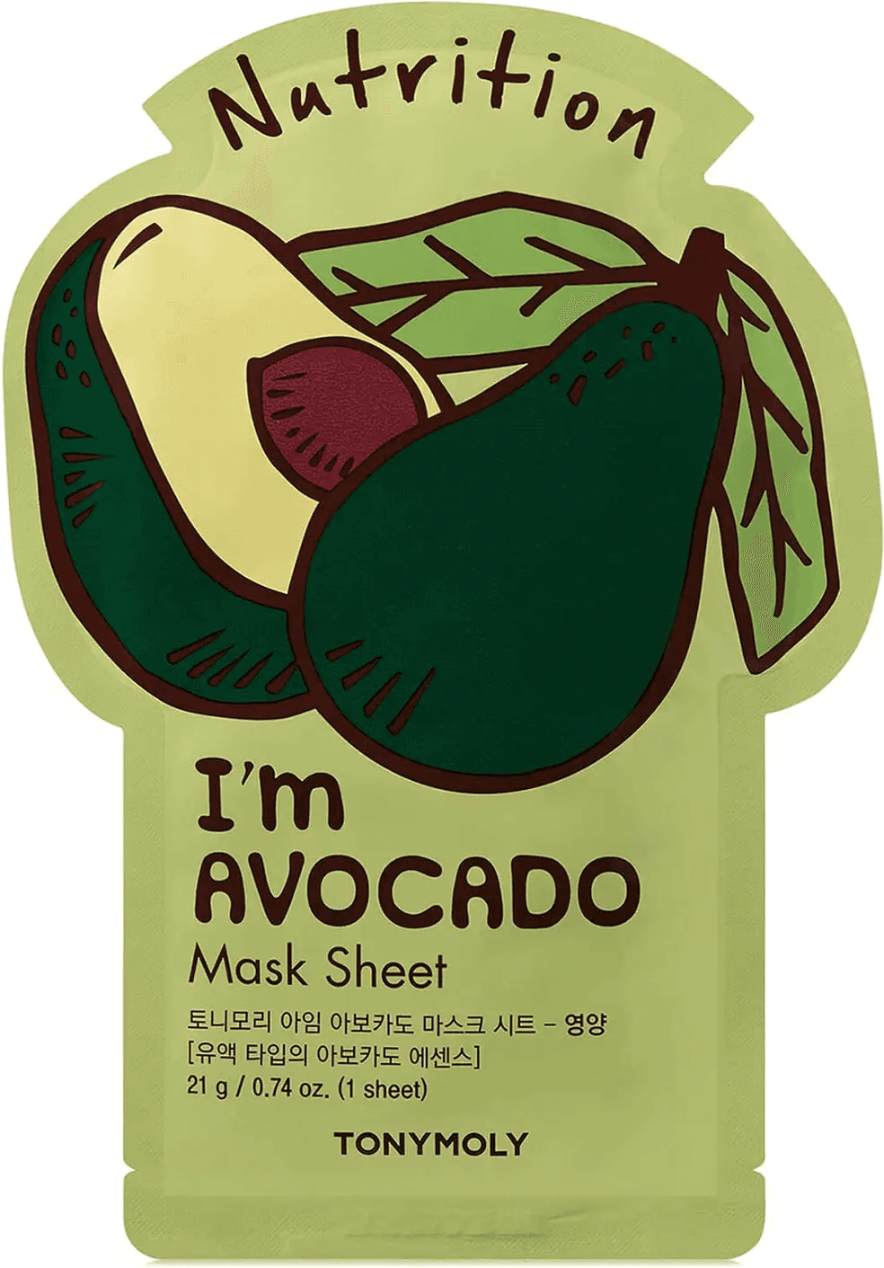 Tonymoly I Am Sheet Mask Avocado 21g
