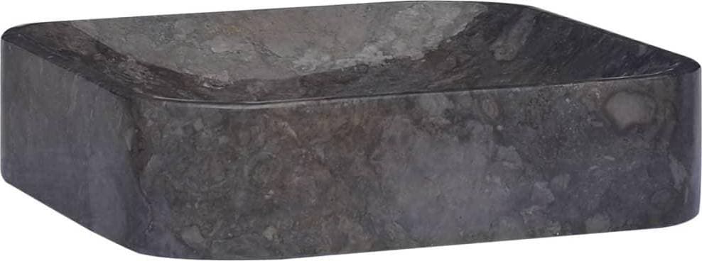 vidaXL Marble Countertop Sink - Black
