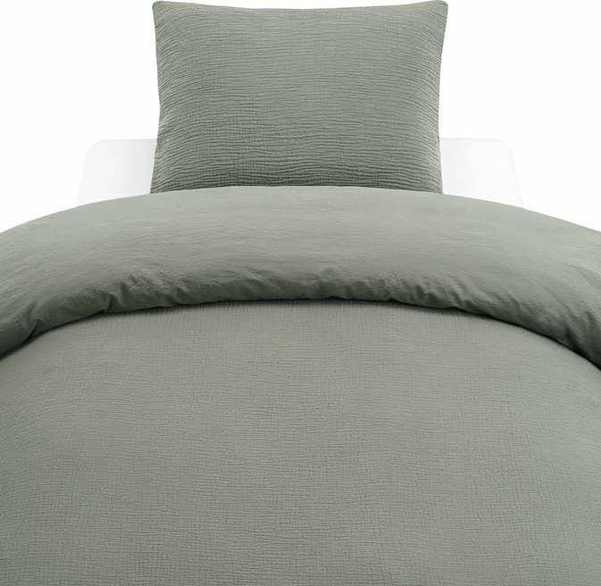 Borganäs 3-Dels Påslakan Grön (220x210cm)