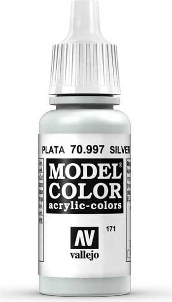 Vallejo Model Color Metallic Silver 17ml