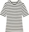 Stylein Chambers T-shirt - White with Stripes