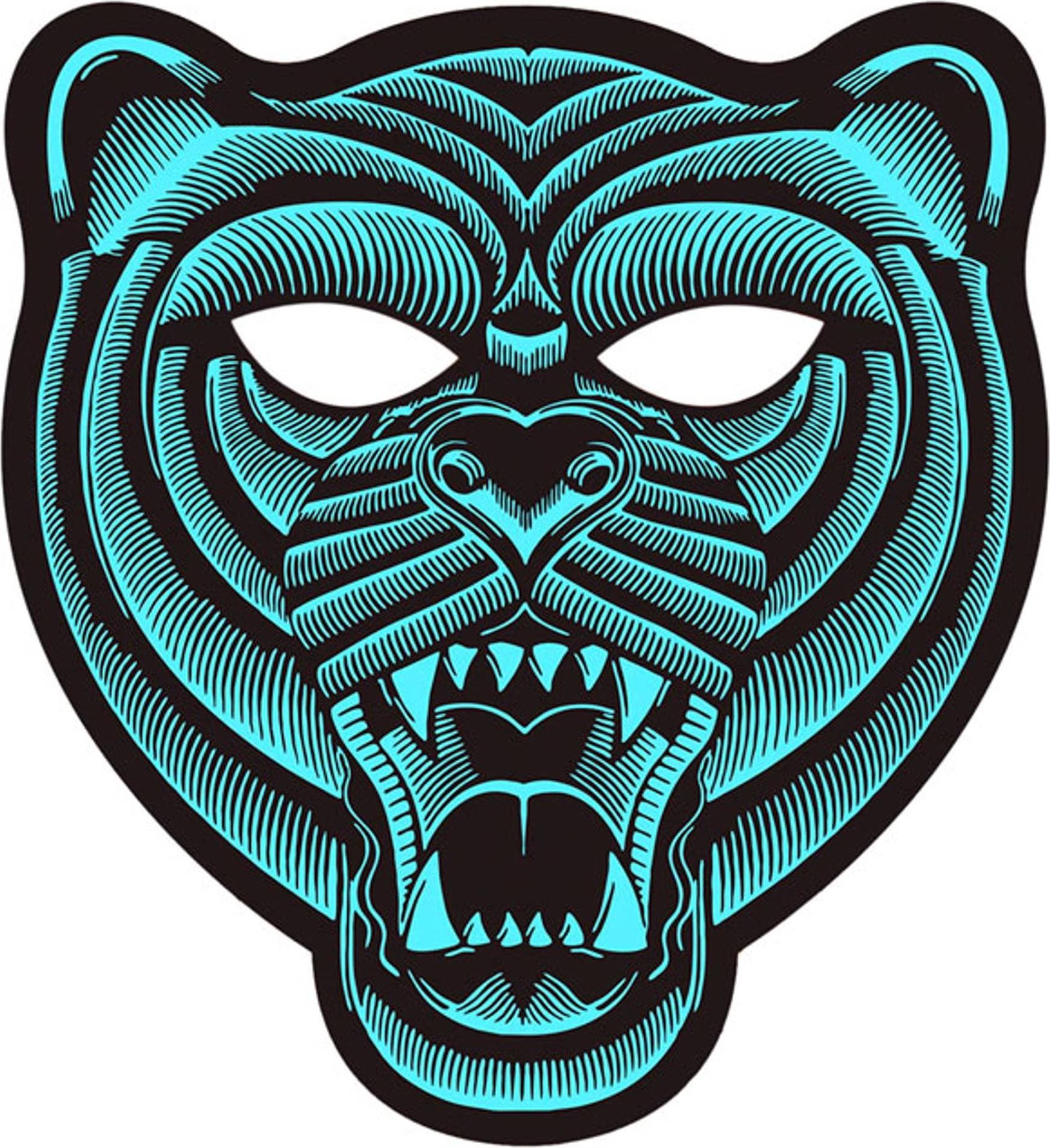 Th3 Party Tiger LED Mask
